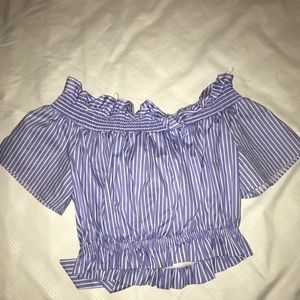 Off the Shoulder Crop Top